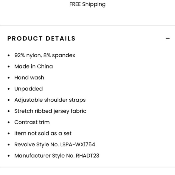 NWT l*space Adalyn Bikini Top Size Small - Picture 3 of 6